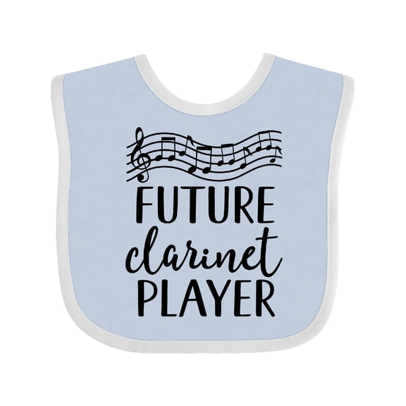 Inktastic Future Clarinet Player Music Boys or Girls Baby Bib