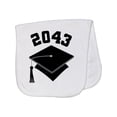 thumbnail image 1 of Inktastic Future Class of 2043 Graduate Baby Burp Cloth, 1 of 3