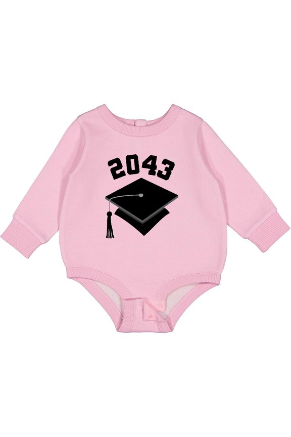 Future Class of 2043 Graduate Baby Fleece Bodysuit
