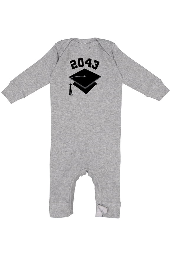 Future Class of 2043 Graduate Baby Romper Coveralls