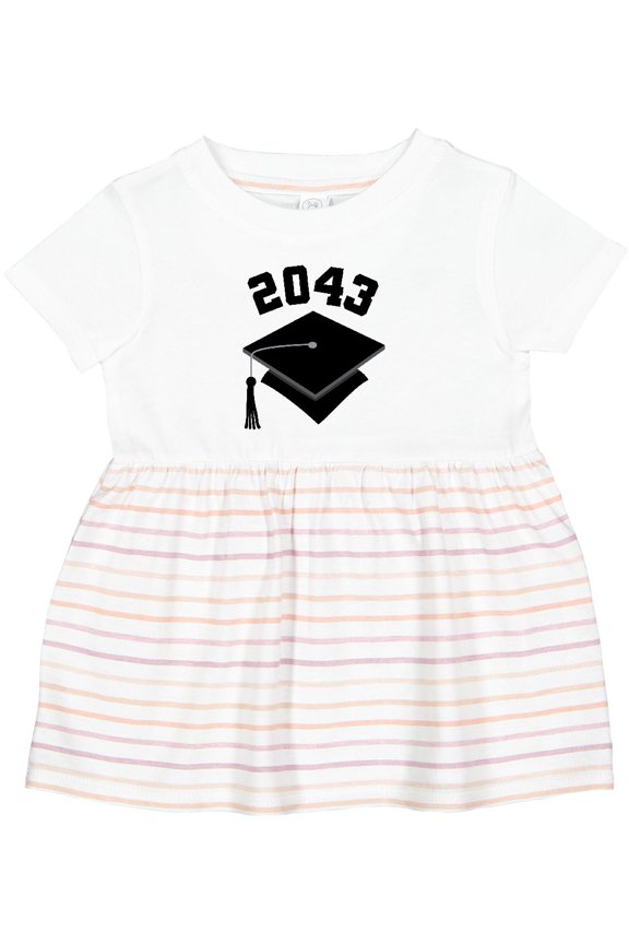 Future Class of 2043 Graduate Girls Baby Dress