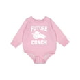 thumbnail image 1 of Inktastic Future Coach Sports Coaching Baby Fleece Bodysuit, 1 of 4