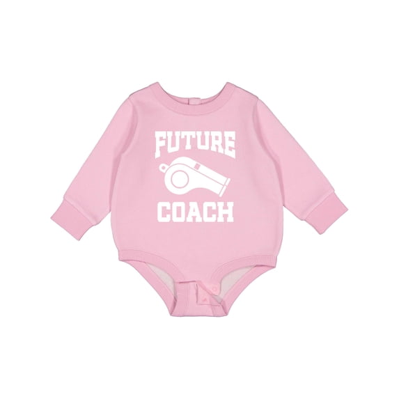 Inktastic Future Coach Sports Coaching Baby Fleece Bodysuit
