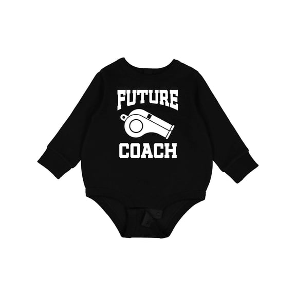 Inktastic Future Coach Sports Coaching Baby Fleece Bodysuit