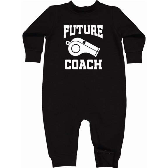 Inktastic Future Coach Sports Coaching Baby Fleece Romper