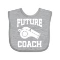 thumbnail image 1 of Inktastic Future Coach Sports Coaching Boys or Girls Baby Bib, 1 of 4