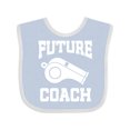 thumbnail image 1 of Inktastic Future Coach Sports Coaching Boys or Girls Baby Bib, 1 of 4