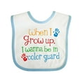 thumbnail image 1 of Inktastic Future Color Guard Member Boys or Girls Baby Bib, 1 of 4
