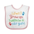 thumbnail image 1 of Inktastic Future Color Guard Member Boys or Girls Baby Bib, 1 of 4
