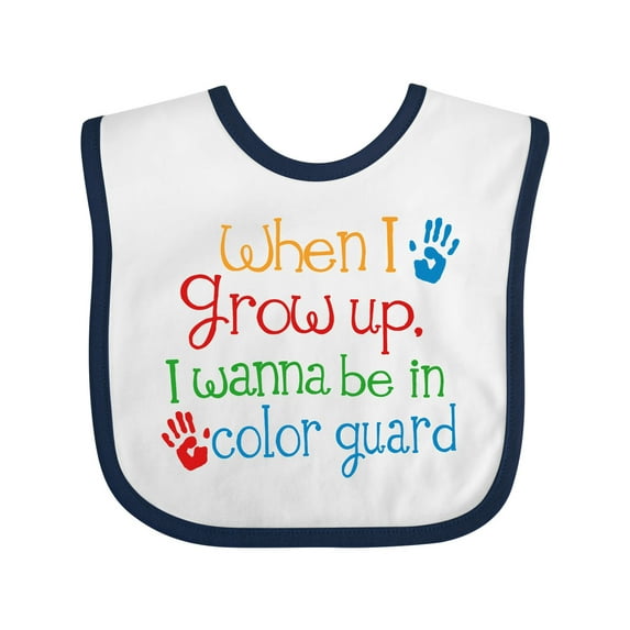 Inktastic Future Color Guard Member Boys or Girls Baby Bib