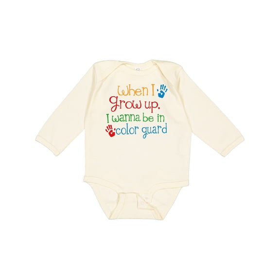 Inktastic Future Color Guard Member Boys or Girls Long Sleeve Baby Bodysuit