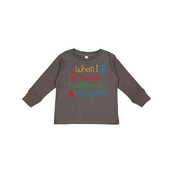 Inktastic Future Color Guard Member Boys or Girls Long Sleeve Toddler T-Shirt