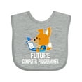 thumbnail image 1 of Inktastic Future Computer Programmer Boys Baby Bib, 1 of 4