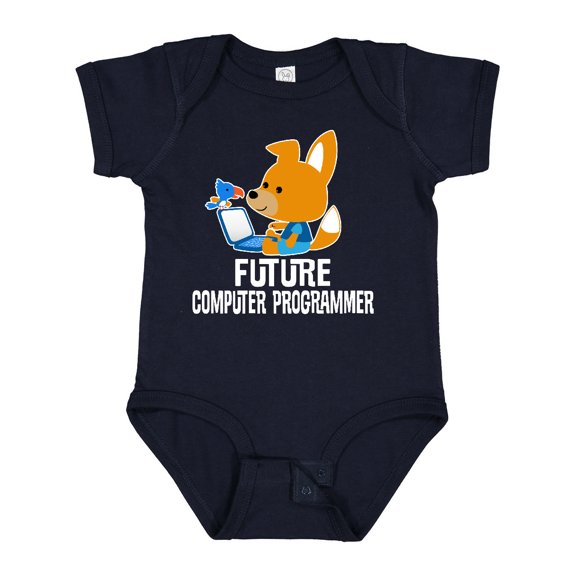 Inktastic Future Computer Programmer Boys Baby Bodysuit