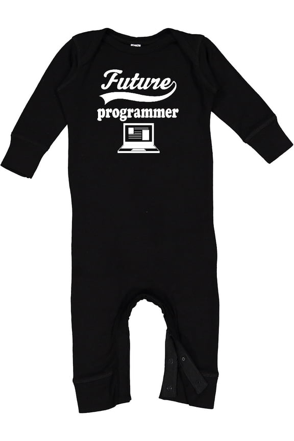 Future Computer Programmer Shirt Childs Job Baby Romper Coveralls