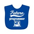 thumbnail image 1 of Inktastic Future Computer Programmer Shirt Childs Job Boys or Girls Baby Bib, 1 of 4