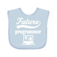 thumbnail image 1 of Inktastic Future Computer Programmer Shirt Childs Job Boys or Girls Baby Bib, 1 of 4