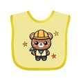 thumbnail image 1 of Inktastic Future Construction Worker Boys Bear Boys Baby Bib, 1 of 4