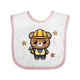 thumbnail image 1 of Inktastic Future Construction Worker Boys Bear Boys Baby Bib, 1 of 4