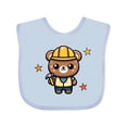 thumbnail image 1 of Inktastic Future Construction Worker Boys Bear Boys Baby Bib, 1 of 4