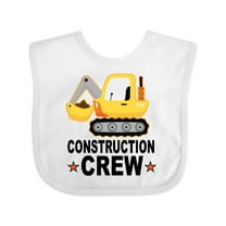 Inktastic Future Construction Worker Crew Boys Baby Bib