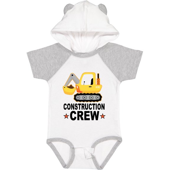 Inktastic Future Construction Worker Crew Boys Baby Bodysuit