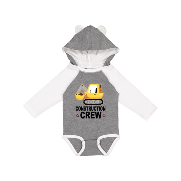 Inktastic Future Construction Worker Crew Boys Long Sleeve Baby Bodysuit
