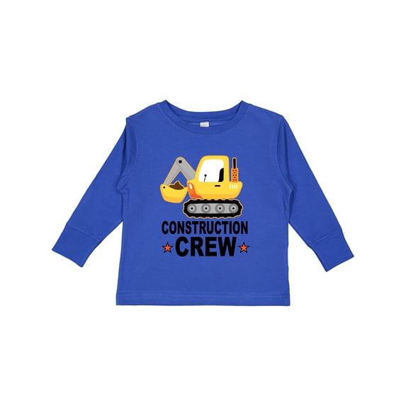 Inktastic Future Construction Worker Crew Boys Long Sleeve Toddler T-Shirt