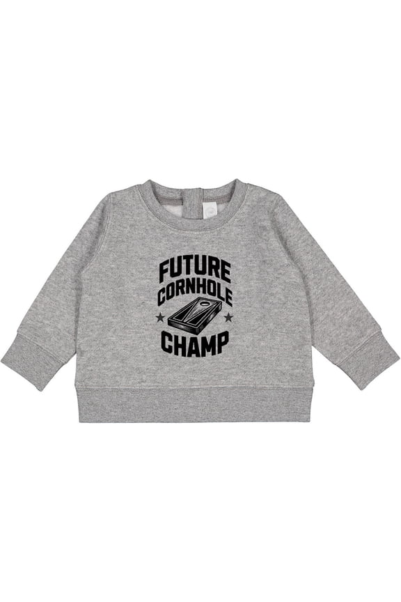 Future Cornhole Champ Lawn Game Baby Sweatshirt