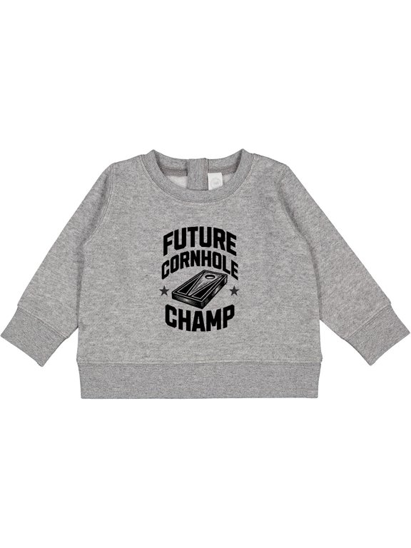 Future Cornhole Champ Lawn Game Baby Sweatshirt