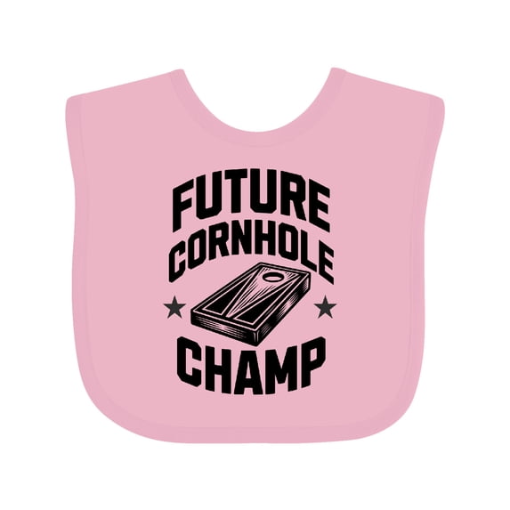 Inktastic Future Cornhole Champ Lawn Game Boys or Girls Baby Bib