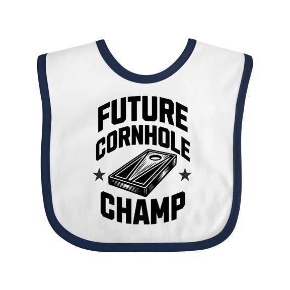Inktastic Future Cornhole Champ Lawn Game Boys or Girls Baby Bib