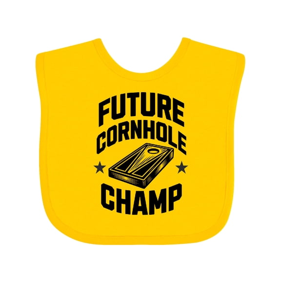 Inktastic Future Cornhole Champ Lawn Game Boys or Girls Baby Bib