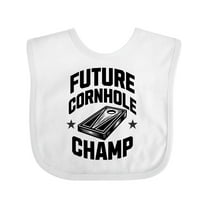 Inktastic Future Cornhole Champ Lawn Game Boys or Girls Baby Bib