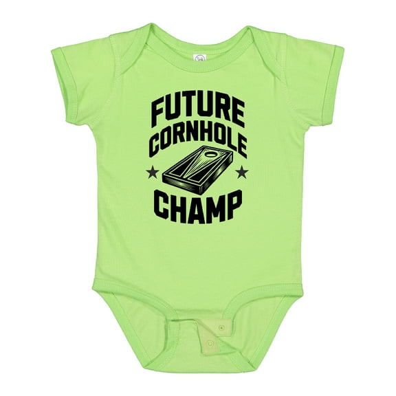 Inktastic Future Cornhole Champ Lawn Game Boys or Girls Baby Bodysuit