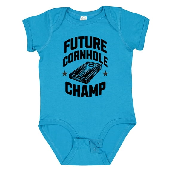 Inktastic Future Cornhole Champ Lawn Game Boys or Girls Baby Bodysuit