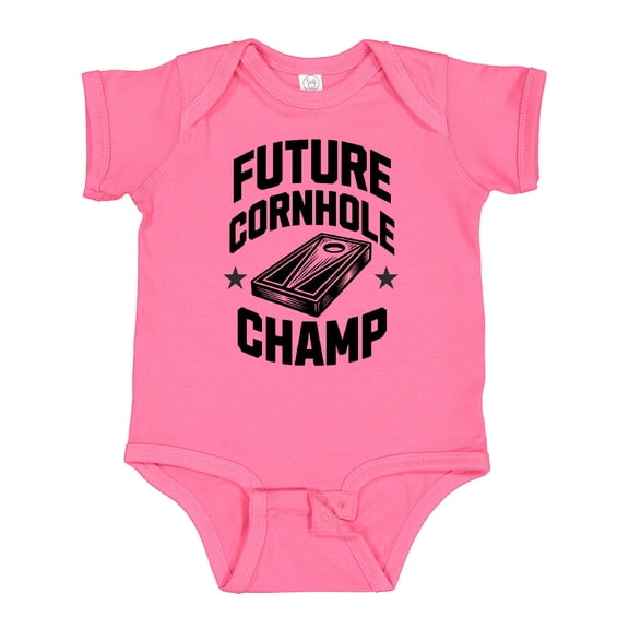 Inktastic Future Cornhole Champ Lawn Game Boys or Girls Baby Bodysuit