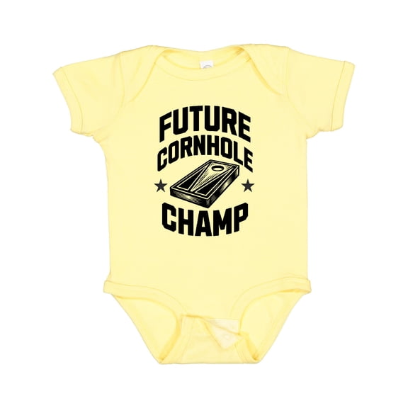 Inktastic Future Cornhole Champ Lawn Game Boys or Girls Baby Bodysuit