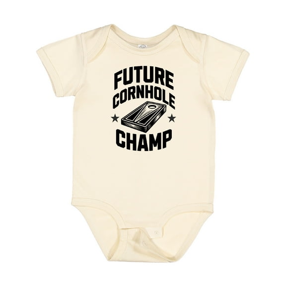 Inktastic Future Cornhole Champ Lawn Game Boys or Girls Baby Bodysuit
