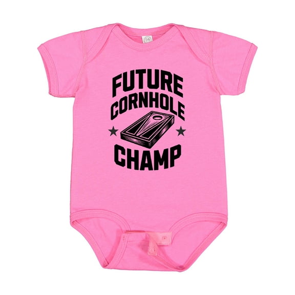 Inktastic Future Cornhole Champ Lawn Game Boys or Girls Baby Bodysuit