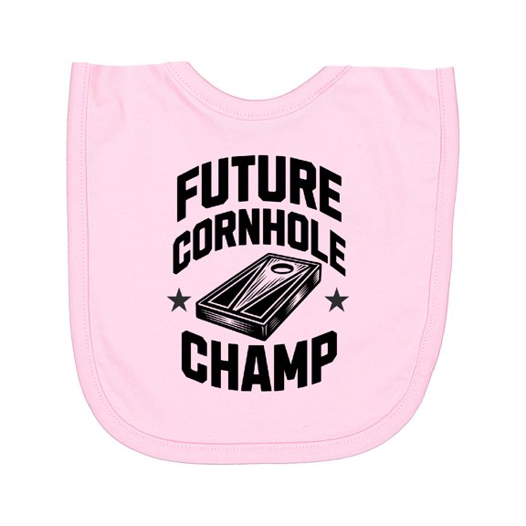Inktastic Future Cornhole Champ Lawn Game Newborn Bib