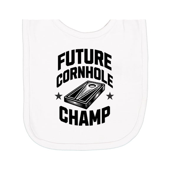 Inktastic Future Cornhole Champ Lawn Game Newborn Bib