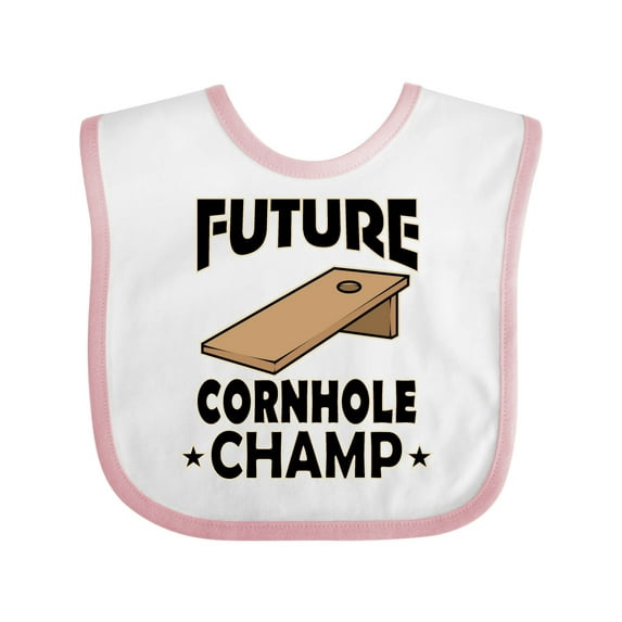 Inktastic Future Cornhole Player Boys or Girls Baby Bib