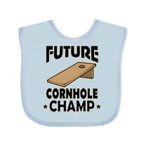 Inktastic Future Cornhole Player Boys or Girls Baby Bib