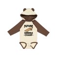 thumbnail image 1 of Inktastic Future Cornhole Player Boys or Girls Long Sleeve Baby Bodysuit, 1 of 5
