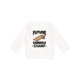 thumbnail image 1 of Inktastic Future Cornhole Player Toddler Sweatshirt, 1 of 4