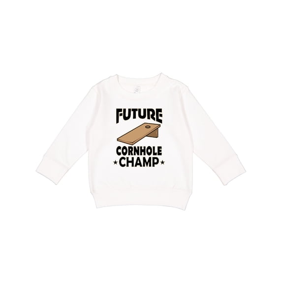 Inktastic Future Cornhole Player Toddler Sweatshirt