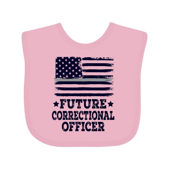 Inktastic Future Correctional Officer Boys or Girls Baby Bib