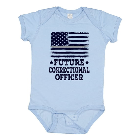 Inktastic Future Correctional Officer Boys or Girls Baby Bodysuit