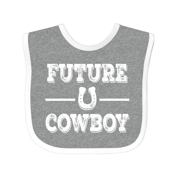 Inktastic Future Cowboy Boys Rodeo Boys Baby Bib